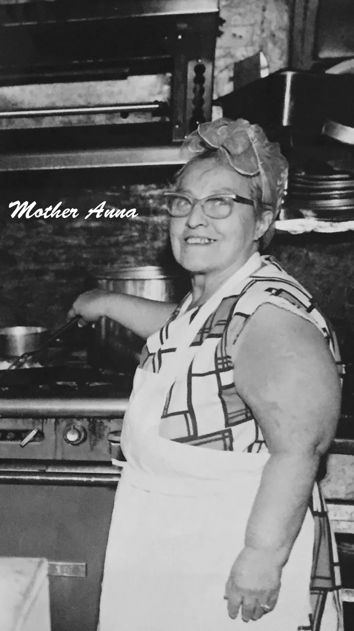 Mother Anna, founder of Mother Anna's restaurant